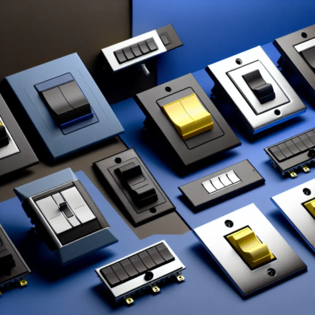 Modern, ipari stílusú villanykapcsolók bemutatója